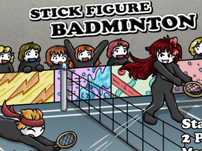 Stick Figure Badminton 3